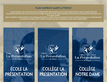 Tablet Screenshot of lapresentation.org